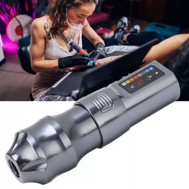 Machine à Tatouer Rotative Sans Fil 2400mAh 4mm Stroke Coreless T SFD