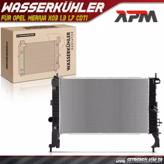 Kühler Wasserkühler Motorkühler Schaltgetriebe für Opel Meriva X03 1.3 1.7 CDTi