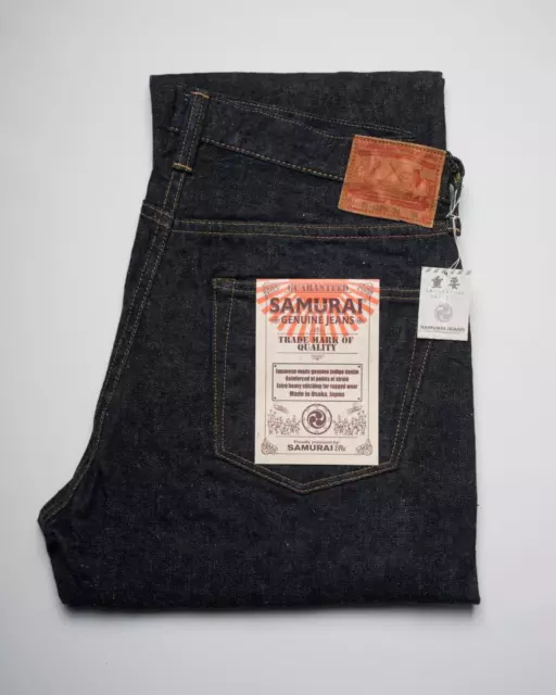 Samurai $335 15oz Otokogi Selvedge Denim Jeans Classic Straight Leg S510HX 36