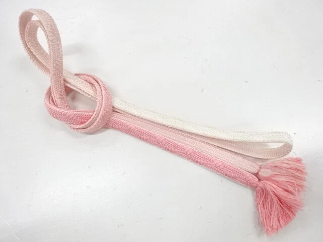 6141303: Japanese Kimono / Vintage Hand-Tied Obijime Cord