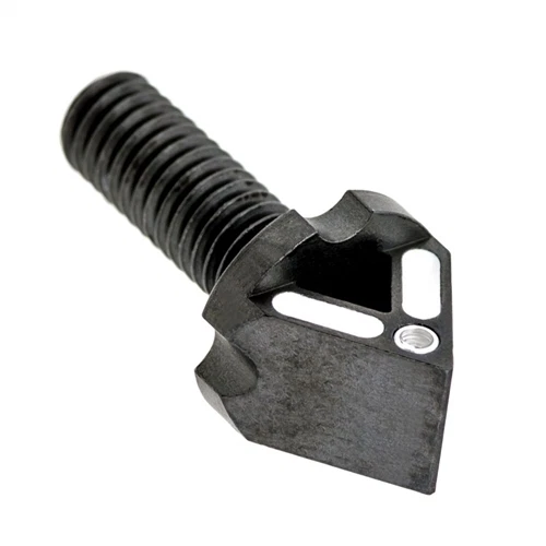 Blitzkrieg Components Chevron Front Sight Post - White Stripe w/Grow-In-Dark Dot 3