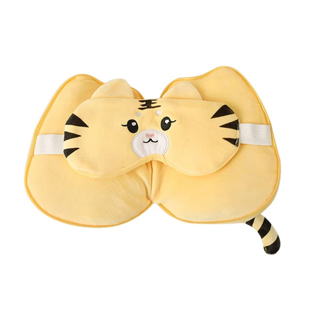 Plush Neck Pillow Cute Child Travel Neck Pillows Travel Pillow Eye Mask