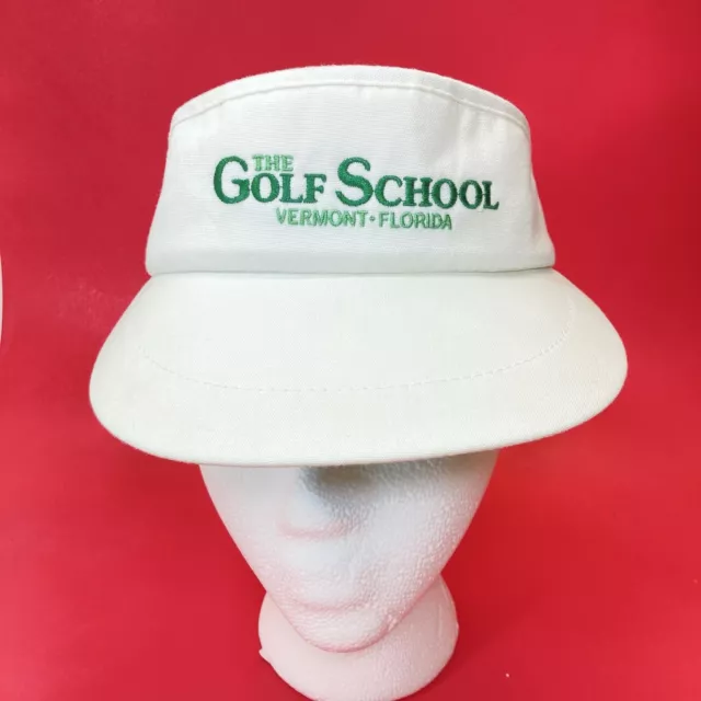 Vintage Texann by Texace The Golf School Vermont-Florida UnisexAdults Golf Visor