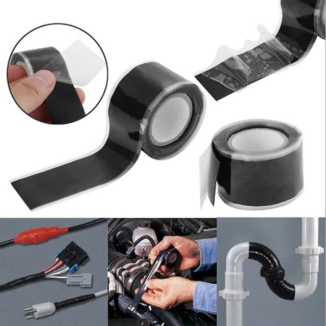 3 metri Gomma Riparazione Nastro Autofusionale Incollaggio Tubo Filo Salvataggio Acqua PiS*H7