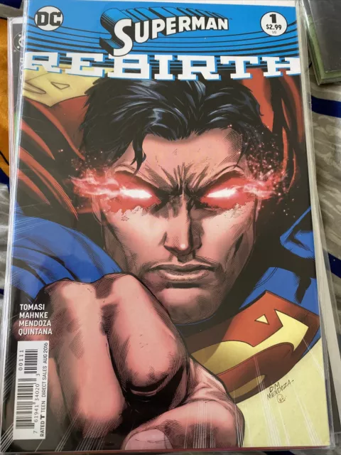 Dc Comics Superman Rebirth #1 August 2016 1St Print F+