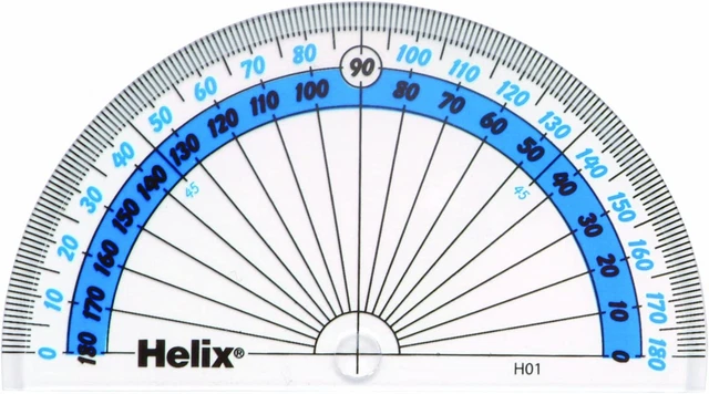 H01040 10Cm 180 Degree Protractor