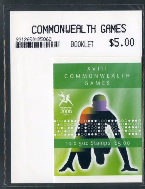 AUSTRALIA 2006 Commonwealth Games Booklet 10 x 50c SB198 Unopened AP Package MNH