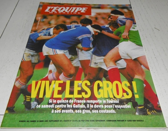 L'équipe Magazine n°597 mars 1981 RUGBY, RIVES, XV de France multisport