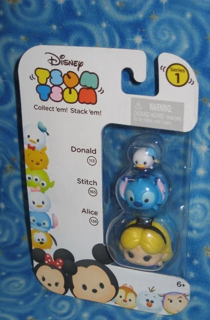 New Disney Tsum Tsum Stack Vinyl Series 1 Alice Wonderland Stitch Donald Duck