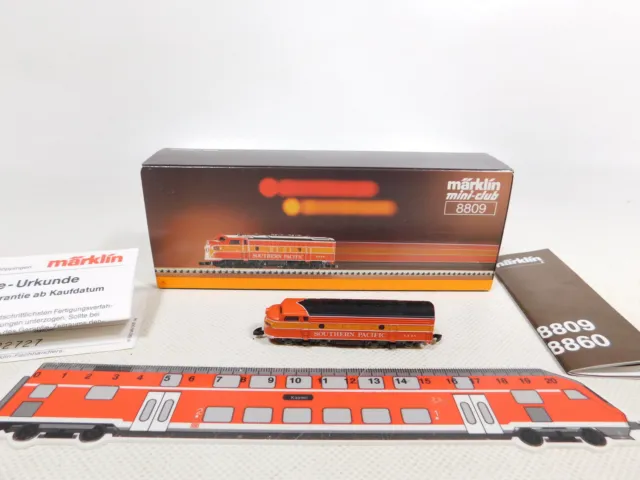 DS887-2# Märklin Mini-Club Scala Z Dc 8809 US Locomotiva Diesel Southern Pacific