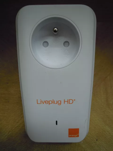 Orange LIVEPLUG - Pack de deux adaptateurs CPL 85 Mbits/s