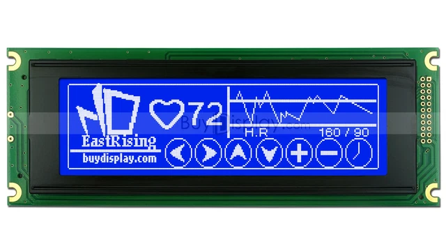 240×64 Graphic LCD Display Module – Crest Technologies Pty Ltd 240×64 Graphic LCD Display Module – Crest Technologies Pty Ltd