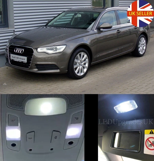 AUDI A6 S6 C7 Avante Full White LED Interior Light Upgrade + License