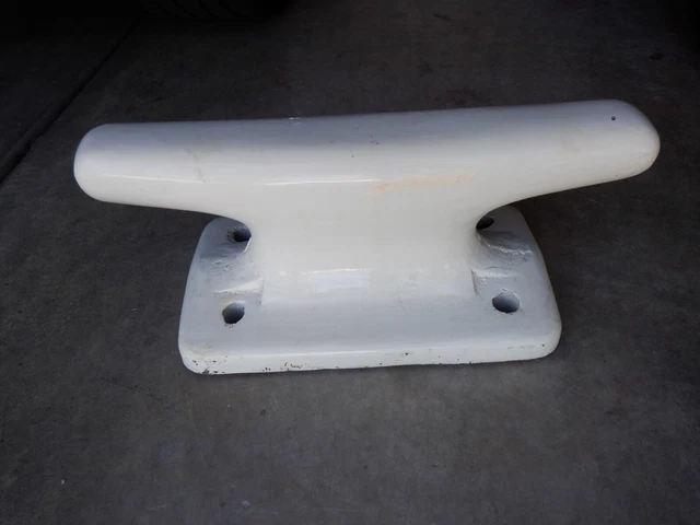 Lg. Ship Cleat Bollard 19" x 8 3/4" Solid Steel Very Heavy Duty Boat Ship Dock