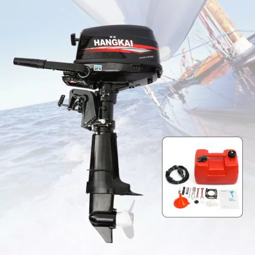 3.5/4/6/6.5/7HP HANGKAI Outboard Motor Boat Engine 2/4 Stroke Water /Air Cooling