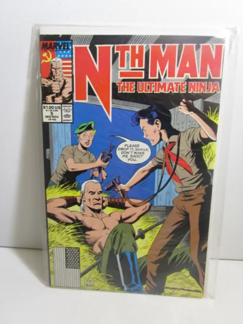 Nth Man The Ultimate Ninja #5 - Marvel Comics - November 1989 BAGGED BOARDED