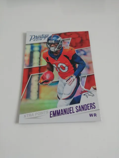 Emmanuel Sanders Denver Broncos 2018 Prestige Xtra Points Purple #17 NFL Trading