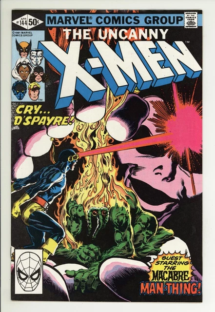 Uncanny X-Men 144 - Classic Man-Thing - High Grade 9.4 NM