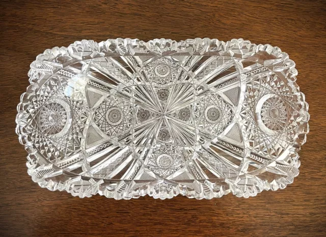 ABP Libbey Cut Glass RARE Wedgemere Bowl