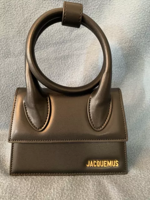 Jacquemus Le Chiquito Crossbody Purse Bag Handbag Leather Black Small