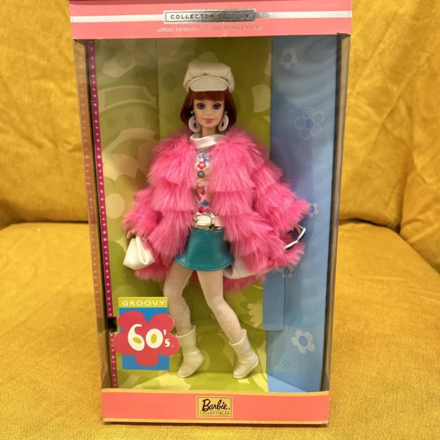 Groovy 60's Barbie Doll Great Fashions of the 20th Century 2000 Mattel 27676 NEW