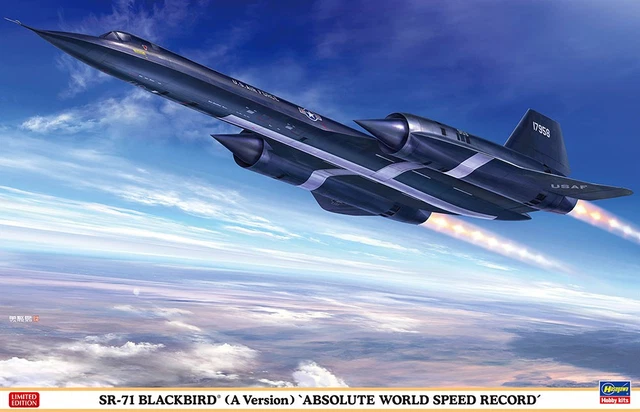 Daron Worldwide Trading Avion SR-71 Blackbird Métal Échelle 1:200 - Modèle Réaliste Noir