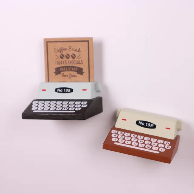 Vintage Typewriter Shaped Magnet Resin cute  Fridge Magnet (2/set)