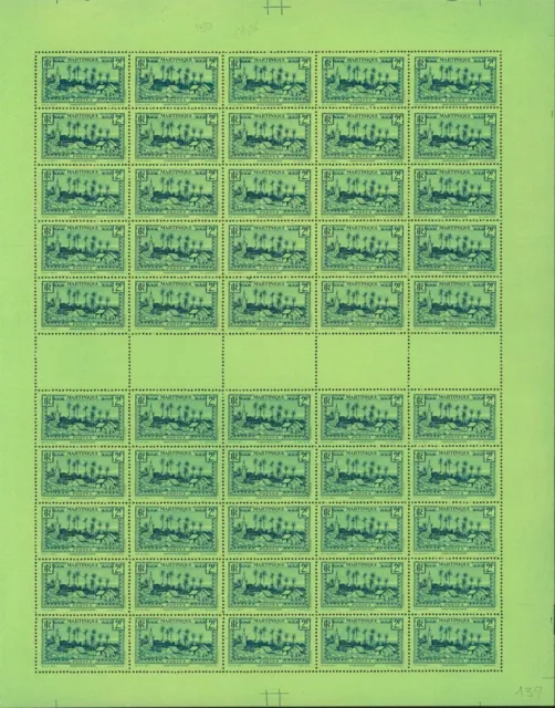 French Martinique 1933-MNH stamps. Yvert Nr.: 150. Sheet of 50...(EB) AR1-01195