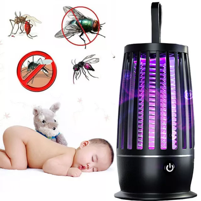 2000mh Electric Mosquito Fly Killer Lamp USB  Insect Killer Lamp Bug Zapper Trap