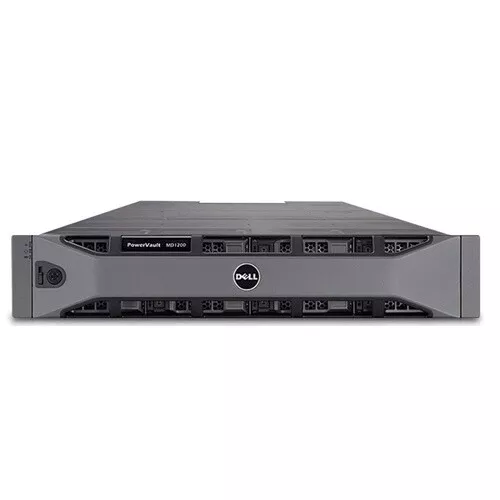 DELL PowerVault MD1200 12X 3.5, 2x SAS CONTROLERS 2x PSU