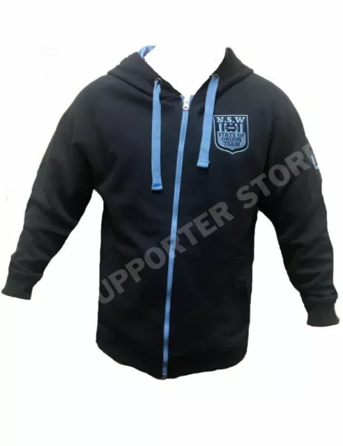 NSW Blues State Of Origin NSWRL Heritage Logo Zip Hoodie/Jacket Sizes S-5XL! W19