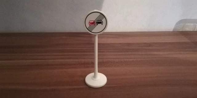 Accessoire Playmobil : Panneau De Signalisation Pour Véhicules Travaux & Ville - Occasion Bon État