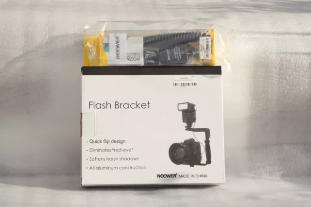  Quick Flip Rotating Camera Lighting Flash Bracket and 3 metre E-TTL, E-TTL II