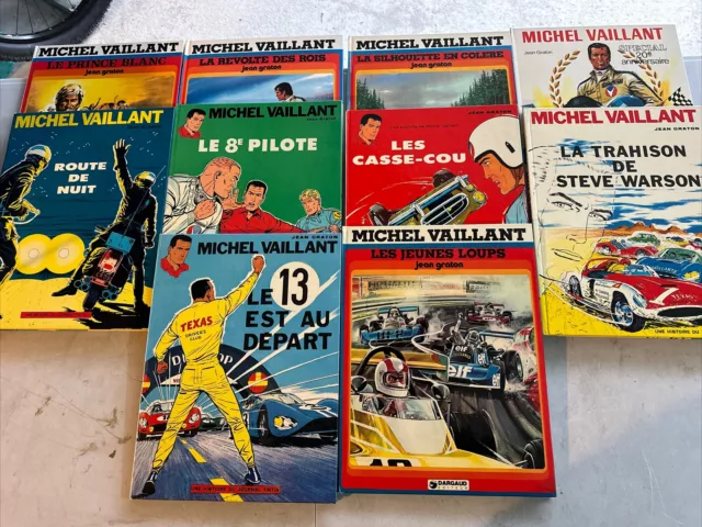 Lot 10 BD Michel Vaillant Dont Ed Originales Rare Tbe Dargaud