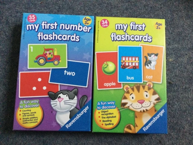 RAVENSBURGER - MY First Number Flashcards And My First Flashcards ...