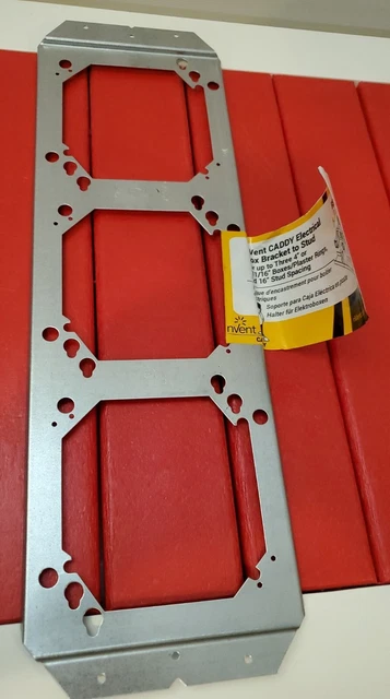 Lot of 10 Erico nVent RBS16 R1 Caddy Electrical Box Mounting Bracket to Stud