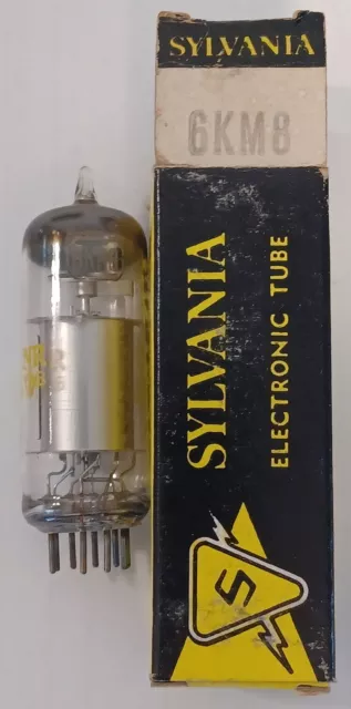 6KM8 NOS vacuum tube Sylvania diode three-plate tetrode