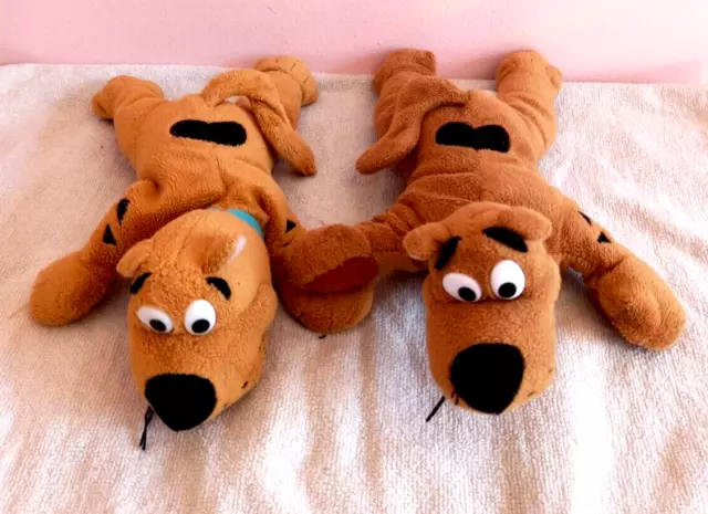 Scooby Doo Dog Hanna Barbera Two Lying Down Soft Toys Plush Toy