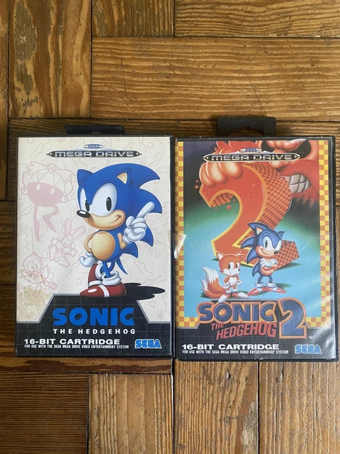 SONIC THE HEDGEHOG / Sonic The Hedgehog 2 SEGA Megadrive Boxed £19.99 ...