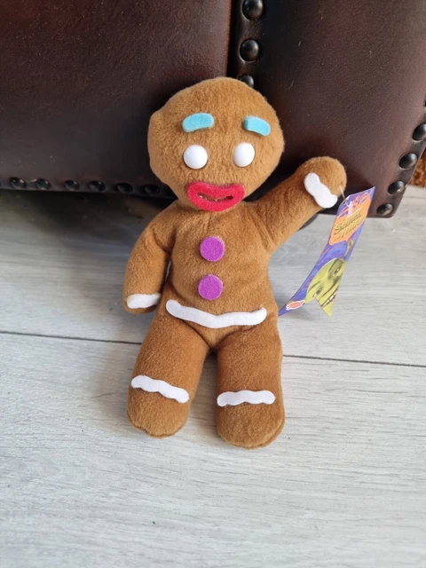 SHREK THE THIRD Small 20cm Gingy The Gingerbread Man Soft Plush Toy Gosh 2007 £9.04 PicClick UK