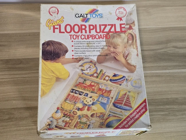 Galt Giant Floor Puzzle – Chantier De Construction – 30 Pièces XXL – Dès 6 Ans – 100 X 60 Cm