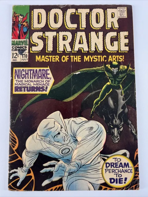 Doctor Strange #170 (1968) 1st Nightmare Cover | Marvel Comics