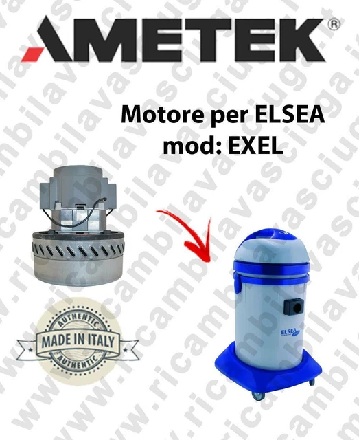 WD 400 moteurs aspiration AMETEK ITALIA pour aspirateur GHIBLI