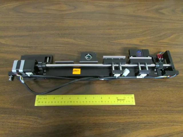 Optical Assembly With Vexta Stepper Motor Gears Lenses Misc. Parts