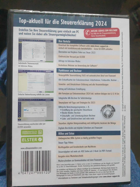 ALDI STEUER 2024 für das Jahr 2024 Einkommensteuer NEU OVP EUR 11,77