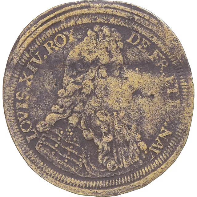 [#1155367] France, Jeton, Louis XIV, Nuremberg, Cornélius Lauffers, History, TB,