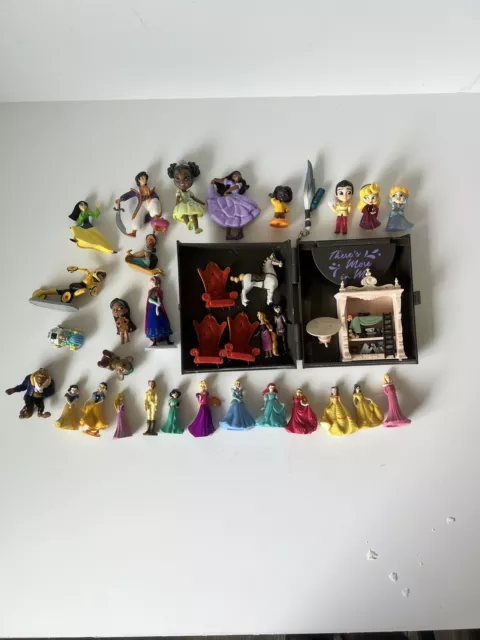 Lot of Disney Princess Figurines vintage Figures PVC Cake Toy Toppers
