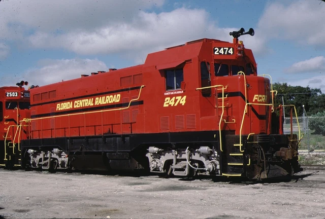 Florida Central EMD CF7 Kodachrome orignal Kodak Slide