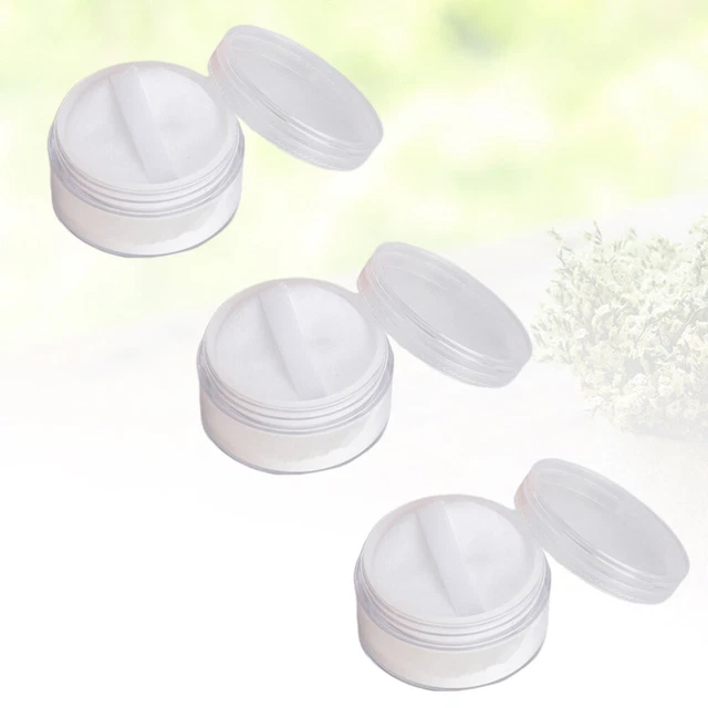 3 Pcs Leere Acrylpulverdosen Spenderbehälter Make-up-Behälter Füllung