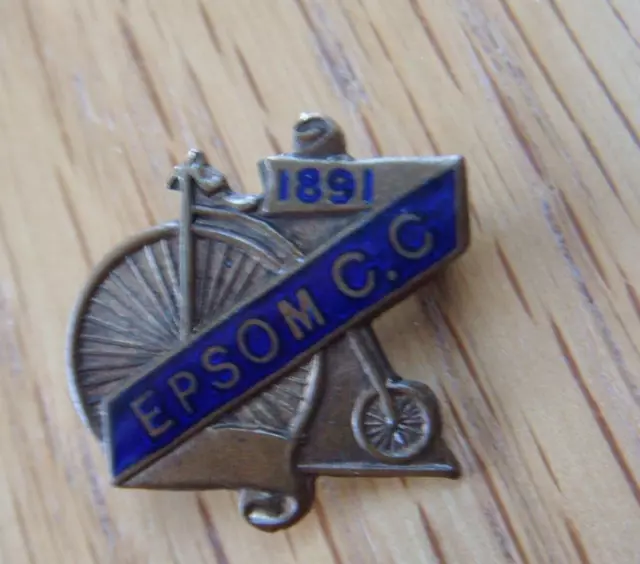 EPSOM CYCLING CLUB Spilla Vintage Smalto/Spilla 1891